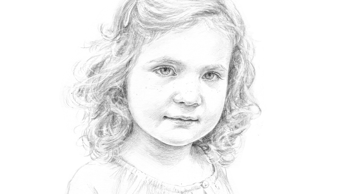 Niamh pencil portrait