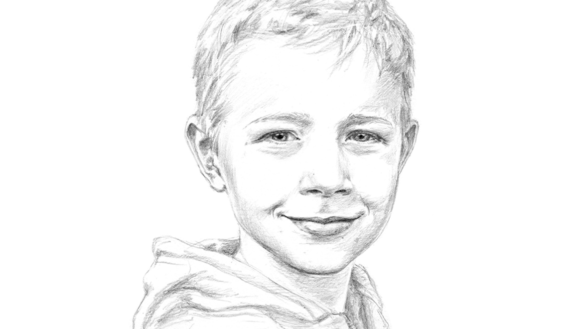 Peter W pencil portrait