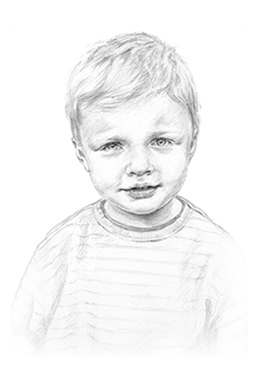 CW pencil portrait