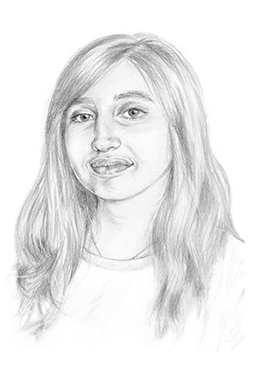 Shabnam pencil portrait